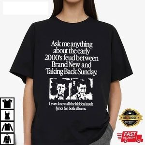 2000_s Feud Between Brand New And Taking Back Sunday T-Shirt